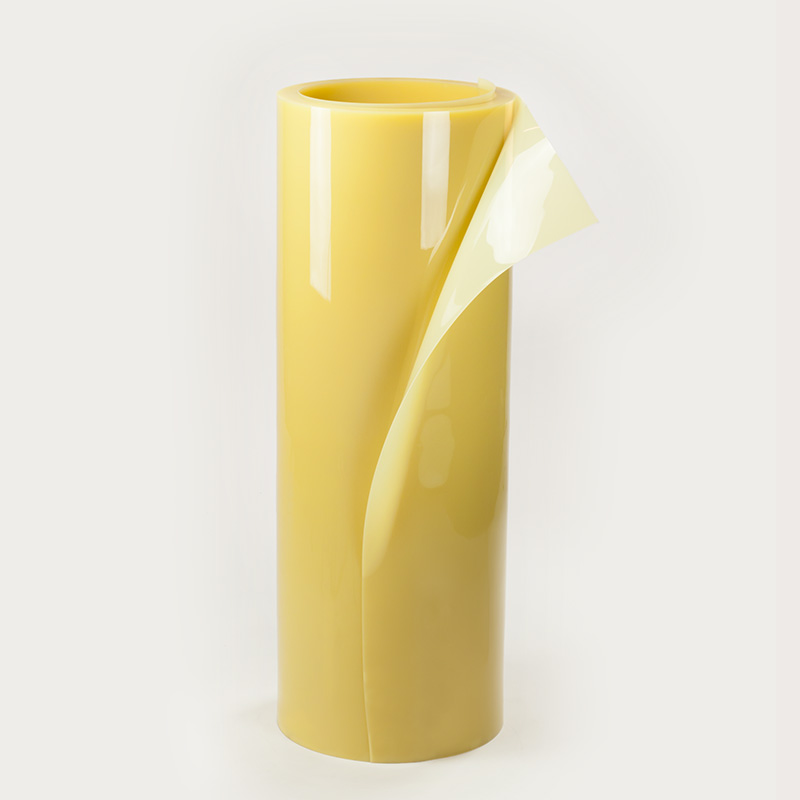 Yellow anti-return curtains for bullet traps in shooting range