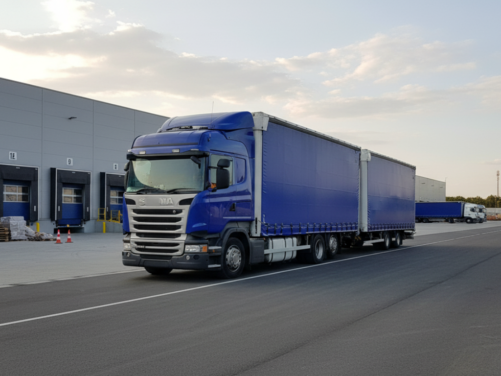 blue truck
