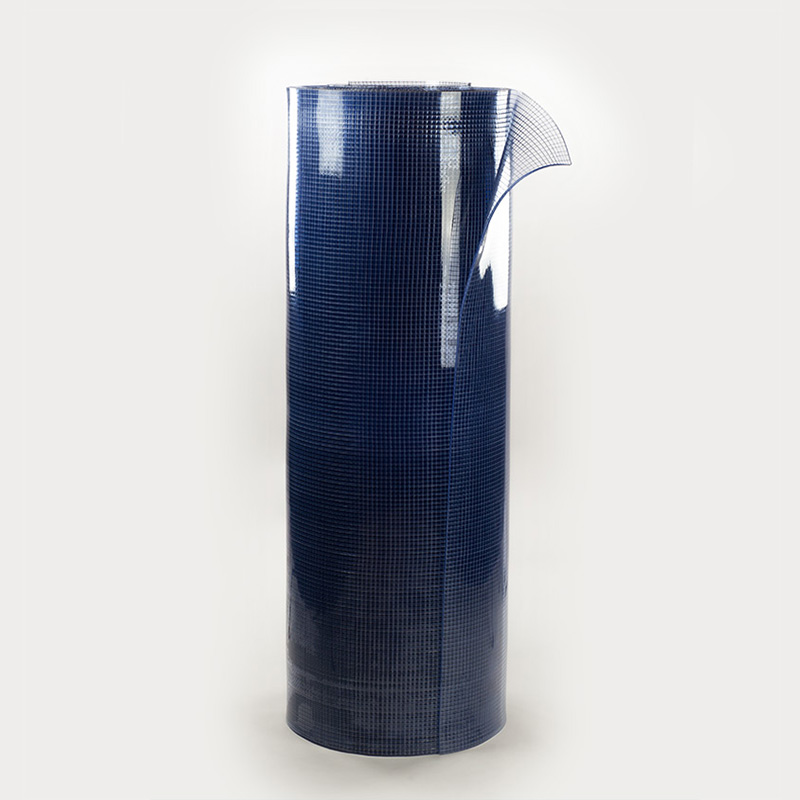 Re-inforced PVC roll for swing doors, rapid doors, roll-up doors and automatic doors