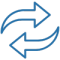 refresh replace arrows